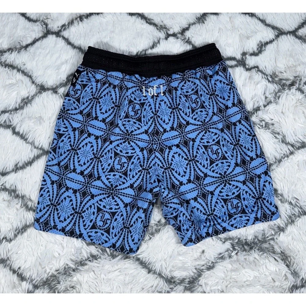 PUMA Hoops x LaFrance 1 of 1 LaMelo Ball Shorts Blue Men's S *NEW* 627789-01 $75